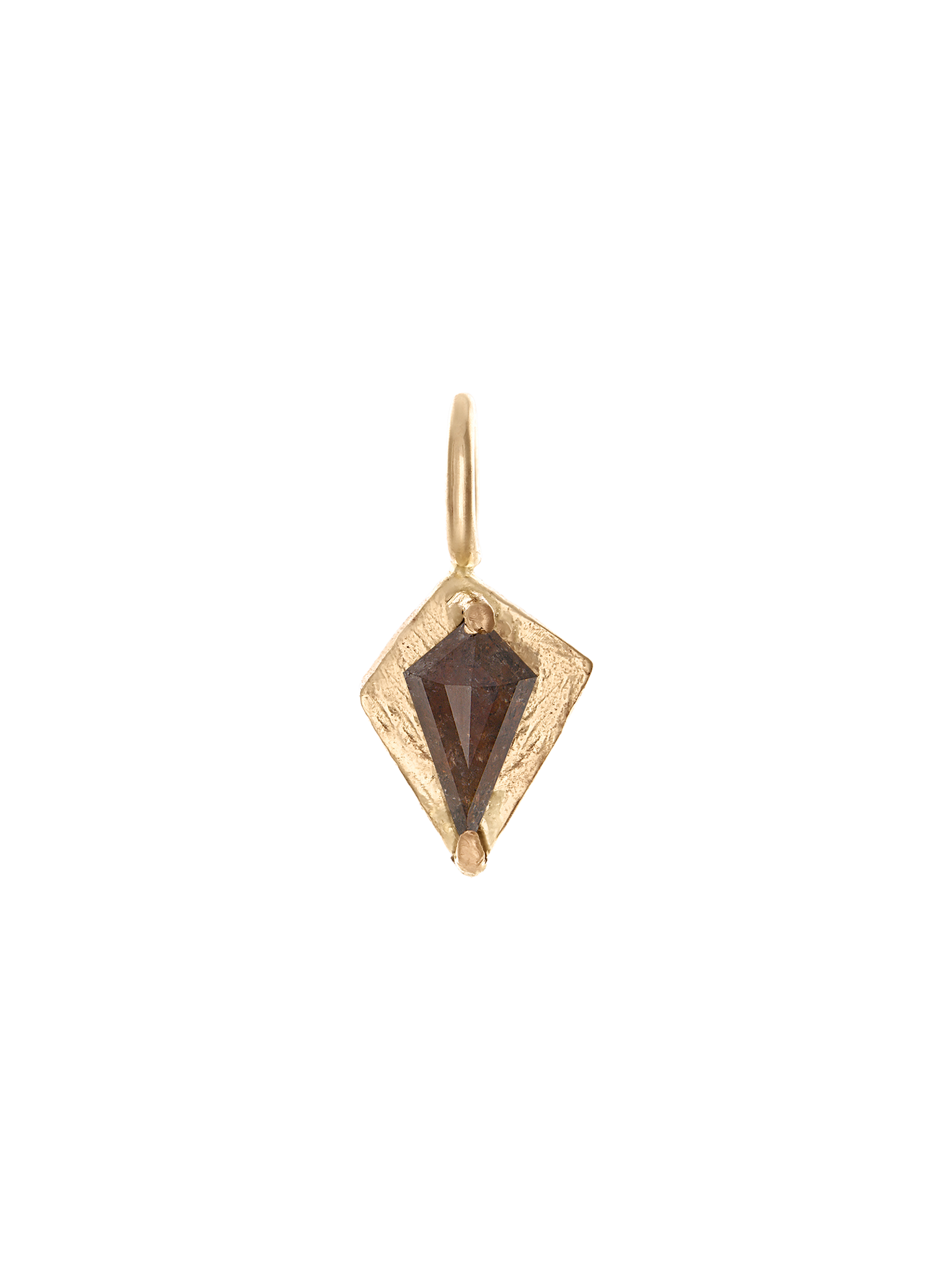 Orange kite diamond necklace